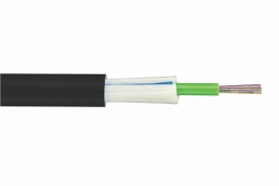Оптический кабель U04 3000 Н внутр/внешн 24x50/125 OM3 нг(А)-HFLTx, буфер 250мкм, водоблок., черный