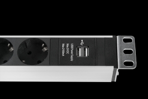   Rem-16    USB-, 6 Schuko, 16A, ., 19
