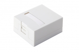Настенная коробка 1-портовая со шторками, белый