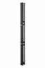 Eurolan Вертикальный организатор с крышкой,42U, с пласт.пальцами, серия D9000 (2 шт.), для шкафов 750 мм