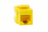 Eurolan Модуль UTP категории 6 keystone, желтый