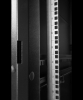 ЦМО Шкаф телекоммуникационный напольный ПРОФ универсальный 42U (600  800) дверь стекло, чёрный, в сборе