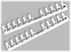 Krone Комплект вставок с цифрами 51…100 цвет серый