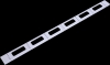 ЦМО Вертикальный кабельный органайзер для стойки внешний с окнами, ширина 95мм 49U, цвет черный