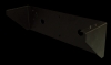 ЦМО Кронштейн телекоммуникационный настенный вертикальный 2U, цвет черный