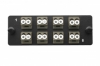 Eurolan Комплект планка Q-SLOT с 8 адаптерами дуплекс LC OM2, монтажные шнуры, КДЗС