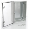 Plastim PP3018; Пластиковый шкаф с монт. панелью, IP65. УХЛ1., 400х600х200, прозрачная дверца