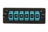 Eurolan Комплект планка с 6 адаптерами симплекс SC OM3, сплайс-кассета, монтажные шнуры, КДЗС, вводы