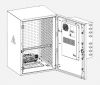ЦМО Шкаф уличный всепогодный настенный укомплектованный 18U (Ш600  Г500), комплектация ТК-IP54/55