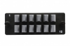 Eurolan Планка Q-SLOT с 12 адаптерами MTP, KeyUP/KeyDOWN, черные