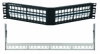 Eurolan Коммутационная угловая панель 19” наборная, FTP, 2U, 48 портов, черный