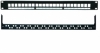 Eurolan Коммутационная панель 19” наборная, UTP, 1U, 24 порта, черный