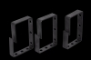 ЦМО Органайзер кабельный одинарный 90  65 мм, цвет черный